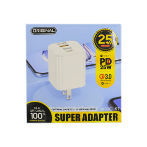 CARGADOR TIPO C 25W SUPER ADAPTER