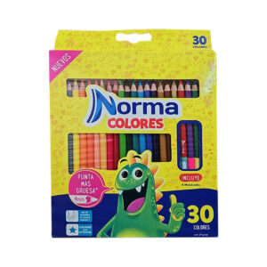 COLORES NRM PUNTA GRUESA 30 PCS