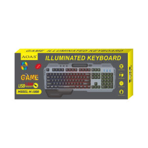 KIT TECLADO GAMER + MOUSE AOAS M-1000