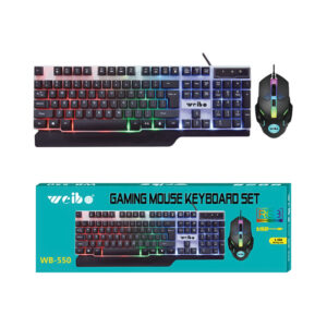 KIT TECLADO + MOUSE WEIBO WB-550