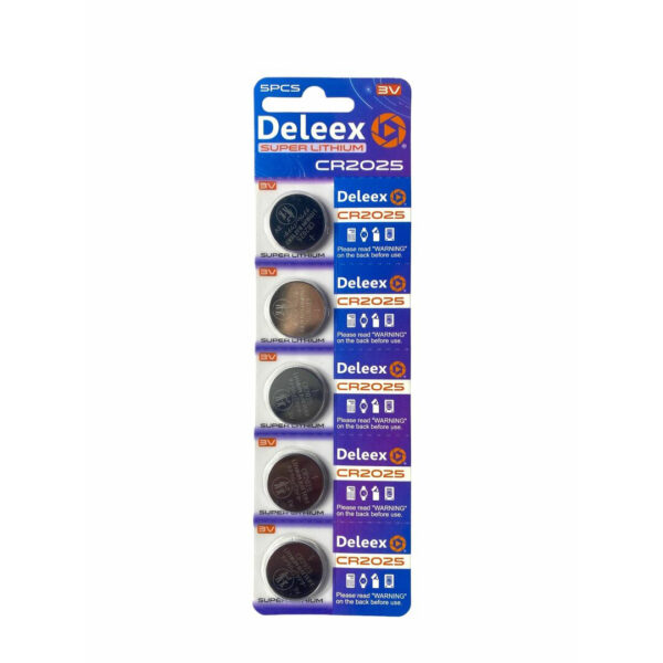 PILA TIPO BOTON CR2025 3VOLTS  (1 BLISTER DE 5U)