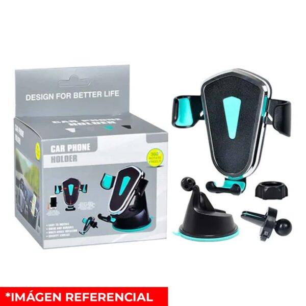 SOPORTE DE TELÉFONO 2 EN 1 PARA AUTO